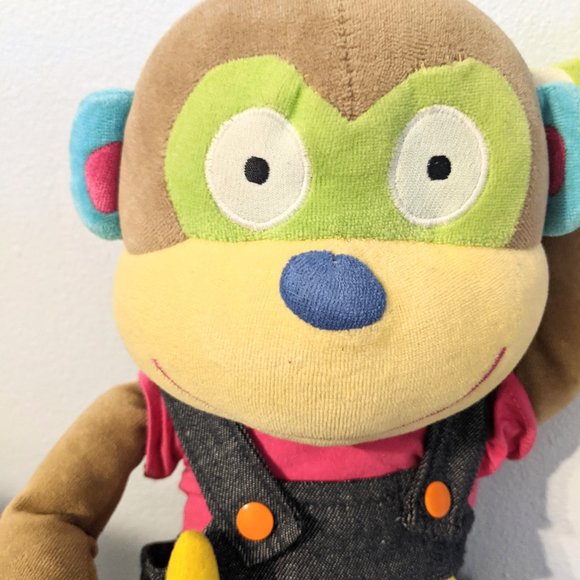 Plush Stuffed Doll Alex Little Hands Monkey Learn - Picture 1 of 8